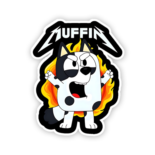 Muffin from Bluey Sticker