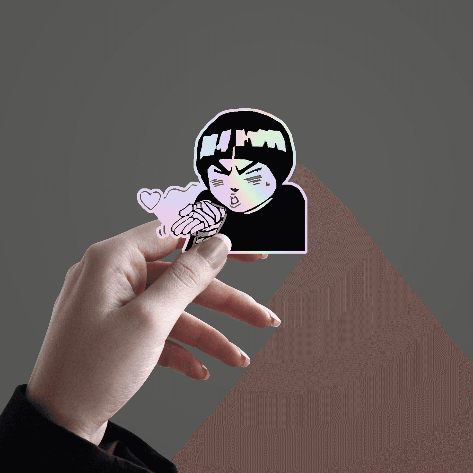 Rock Lee Holographic Sticker - sticckiz.com