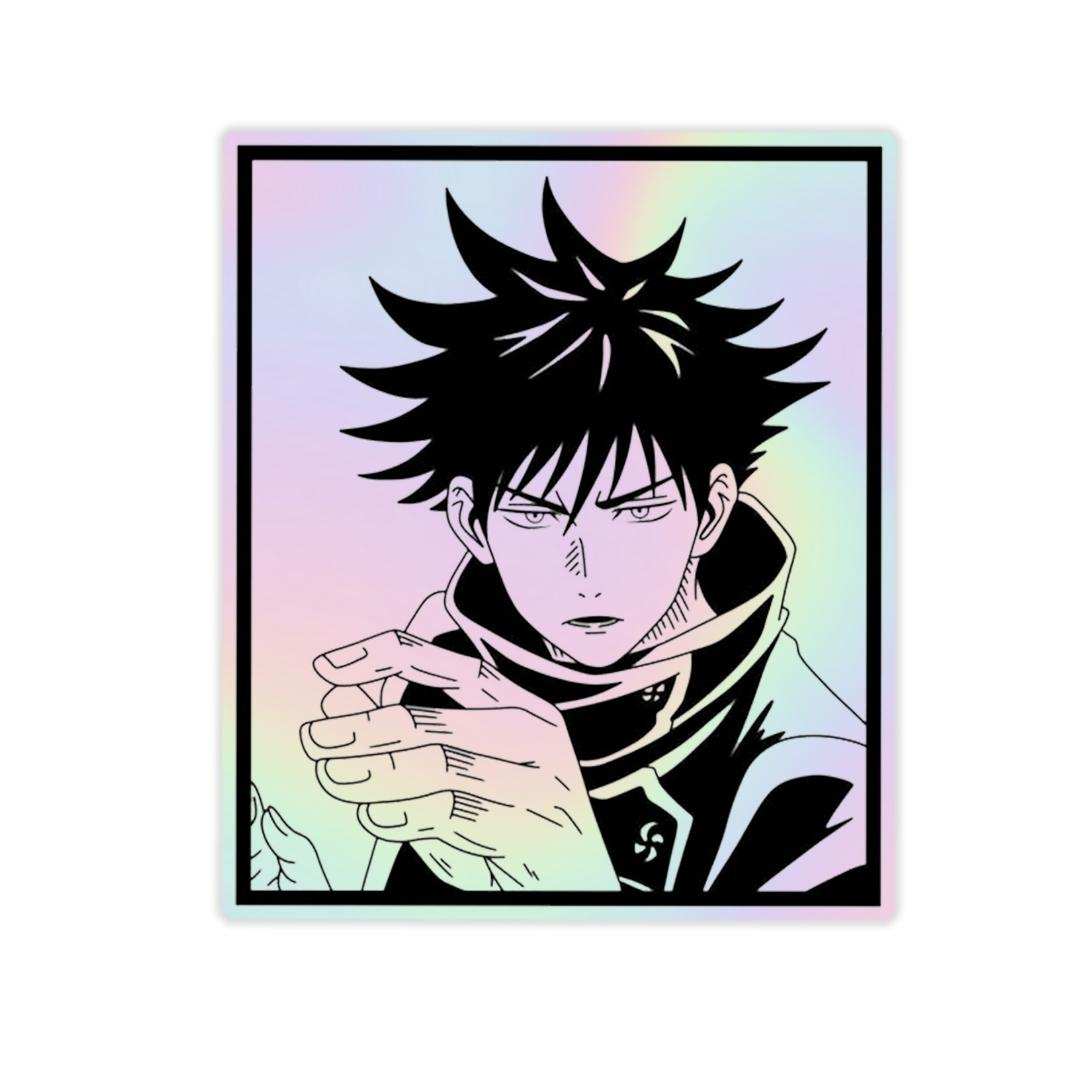 Megumi Fushiguro Holographic Sticker - sticckiz.com