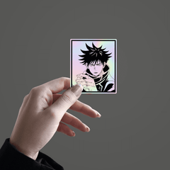 Megumi Fushiguro Holographic Sticker - sticckiz.com