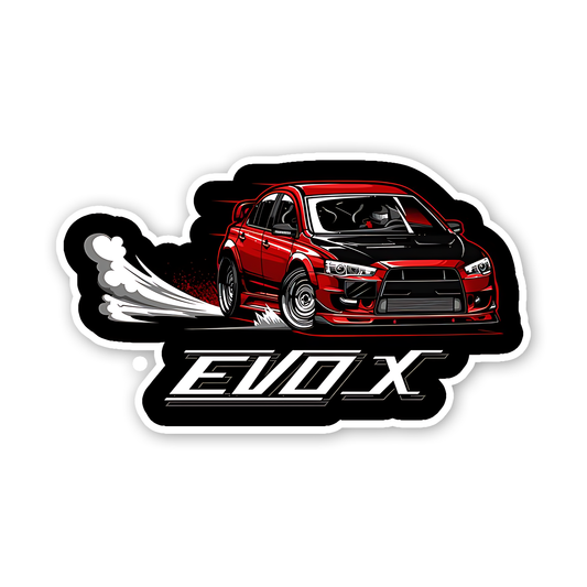 EVO X Sticker