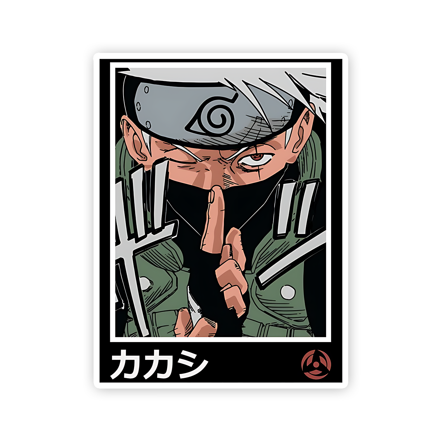 Kakashi Label Sticker Kakashi Hatake New Sticker – sticckiz.com