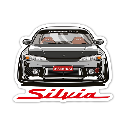 Silvia car Sticker