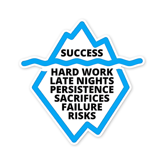 Success mountain Sticker