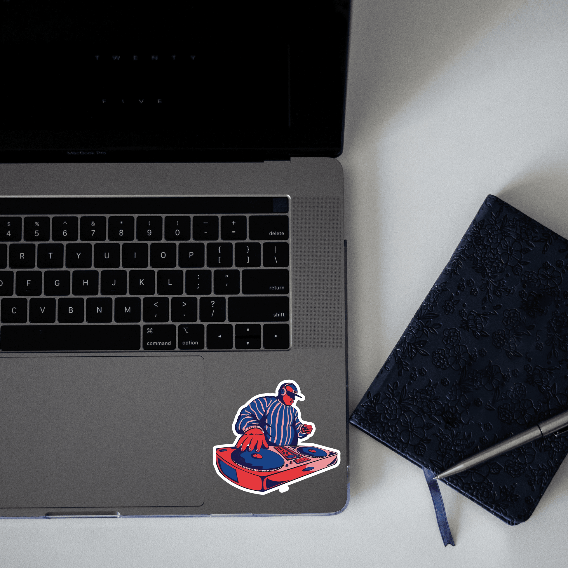 Duotone DJ v2 sticker - sticckiz.com