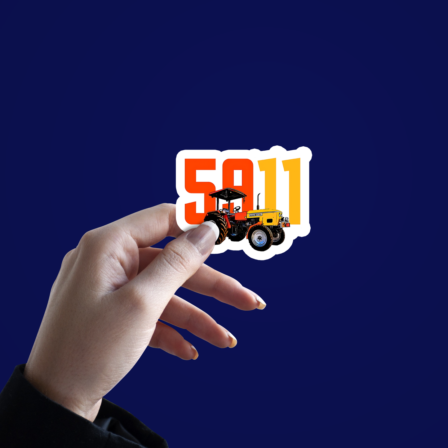 5911 Tractor Sticker
