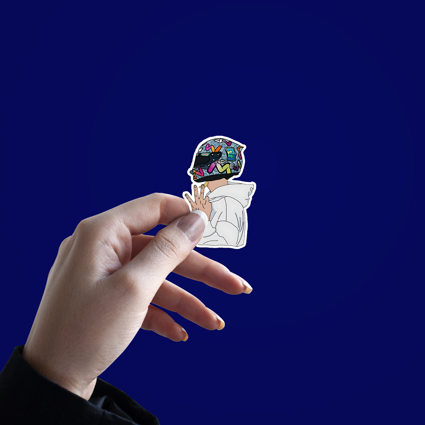 Daniel Ricciardo Numb Sticker