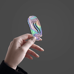Lisa Simpson holographic Sticker - sticckiz.com
