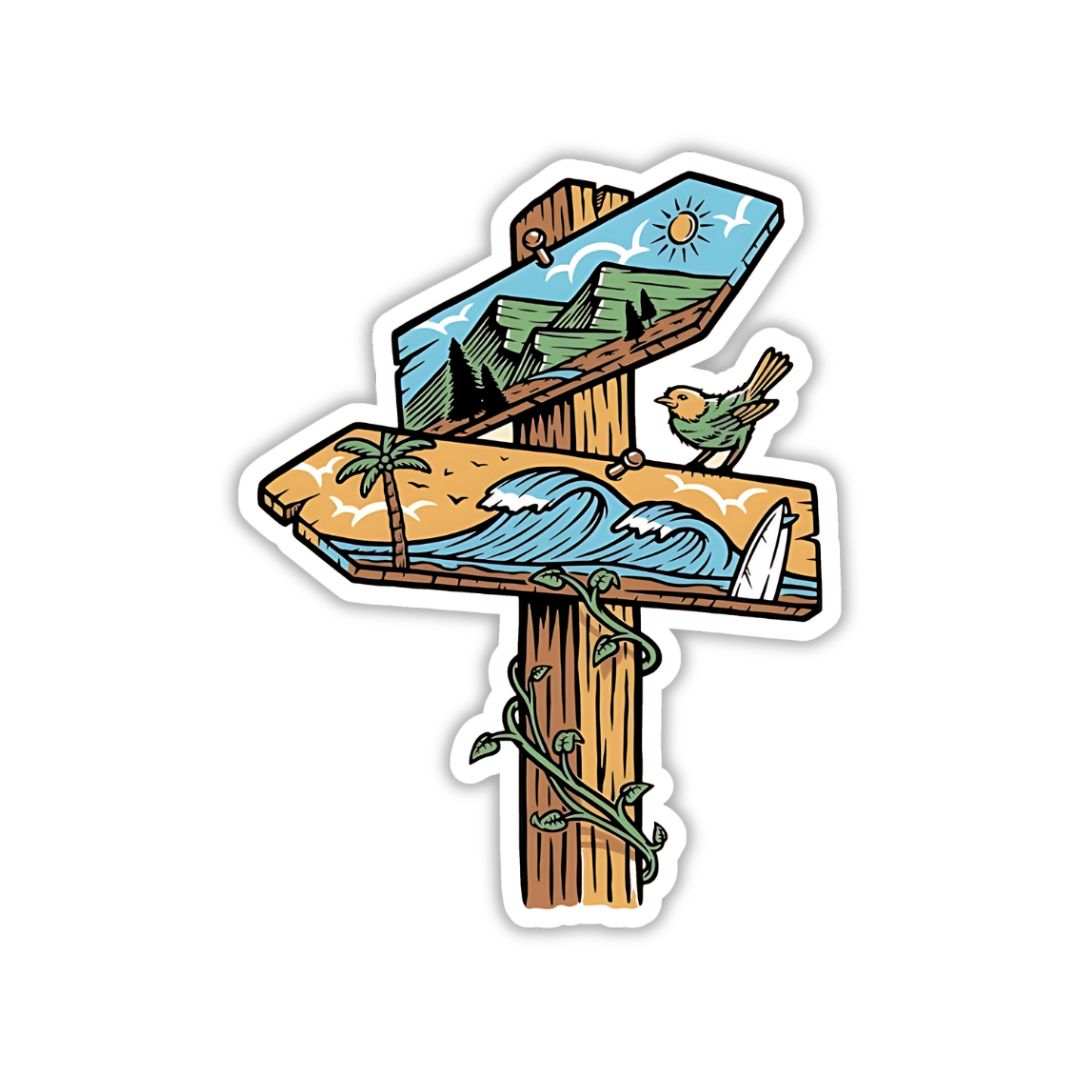 Road side Sign Sticker - sticckiz.com