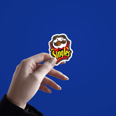 pringles meme singles sticker - sticckiz.com
