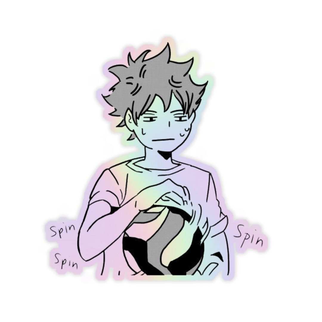 Hinata Shoyou Holographic Sticker - sticckiz.com