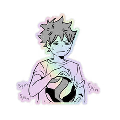 Hinata Shoyou Holographic Sticker - sticckiz.com