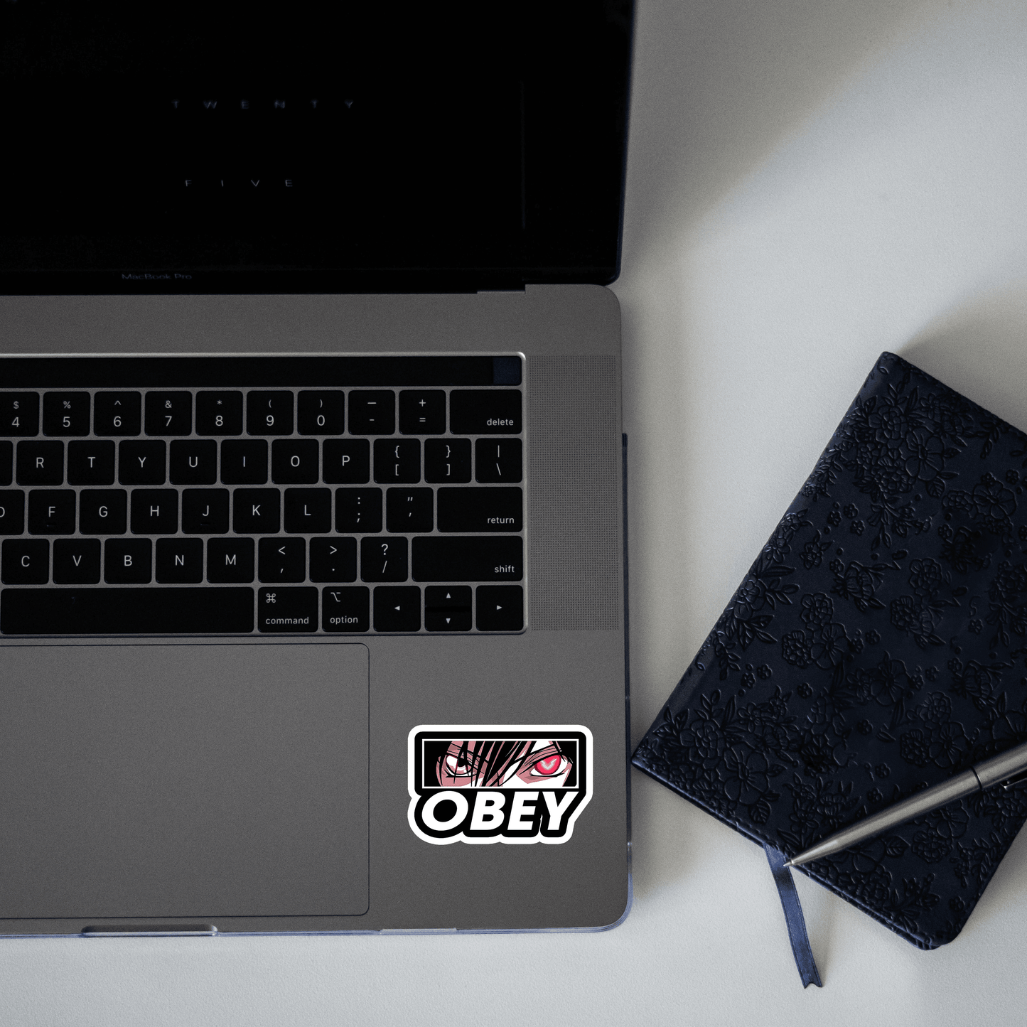 retro art obey sticker - sticckiz.com