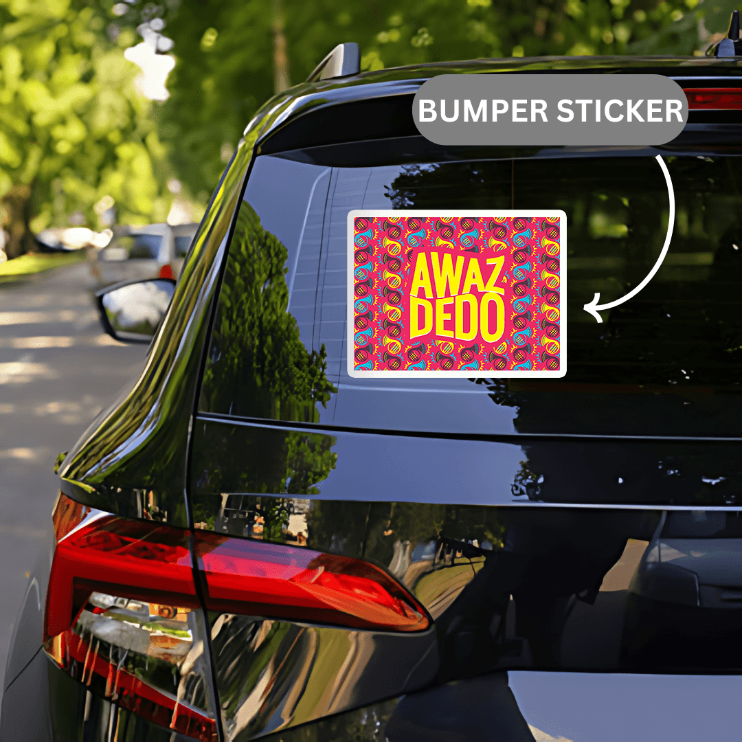 Awaz Dedo Sticker - sticckiz.com