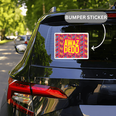 Awaz Dedo Sticker - sticckiz.com