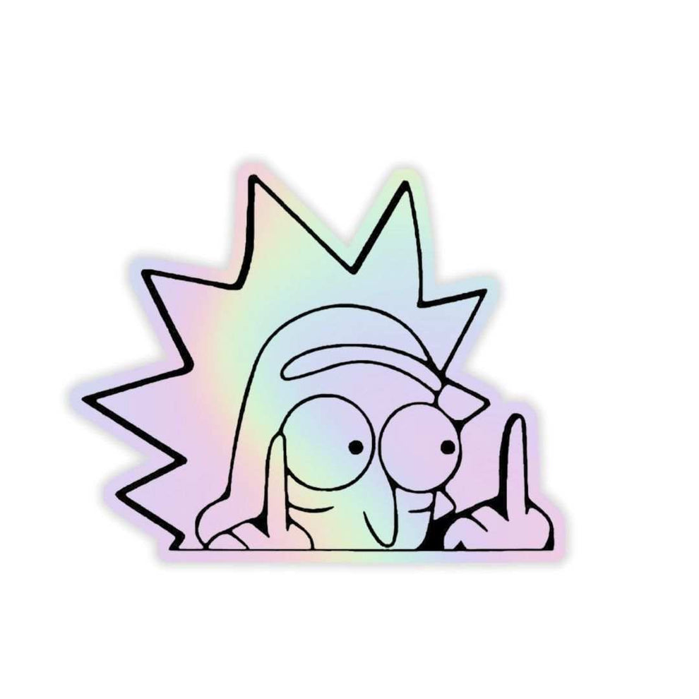 Rick Sanchez Holographic Sticker – sticckiz.com