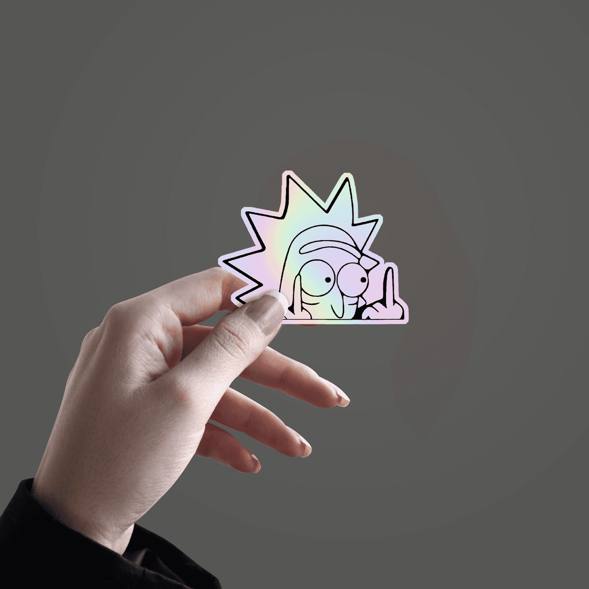 Rick Sanchez Holographic Sticker - sticckiz.com