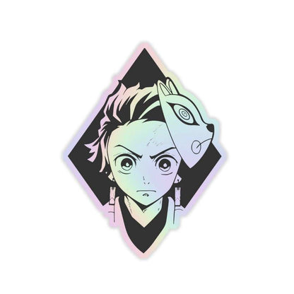 Kimetsu Holographic Sticker - sticckiz.com