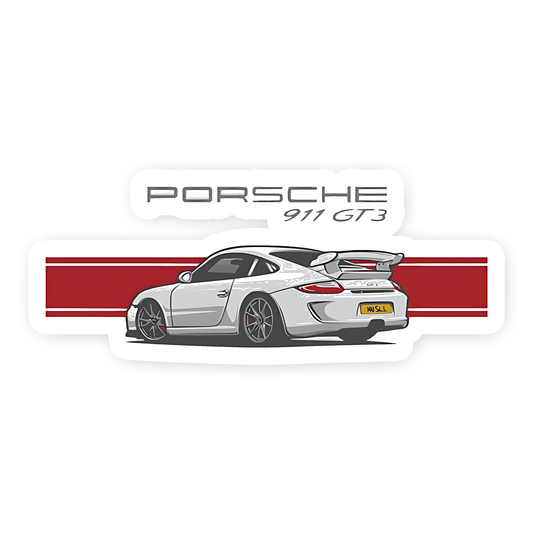 Porsche 911 GT3 Sticker