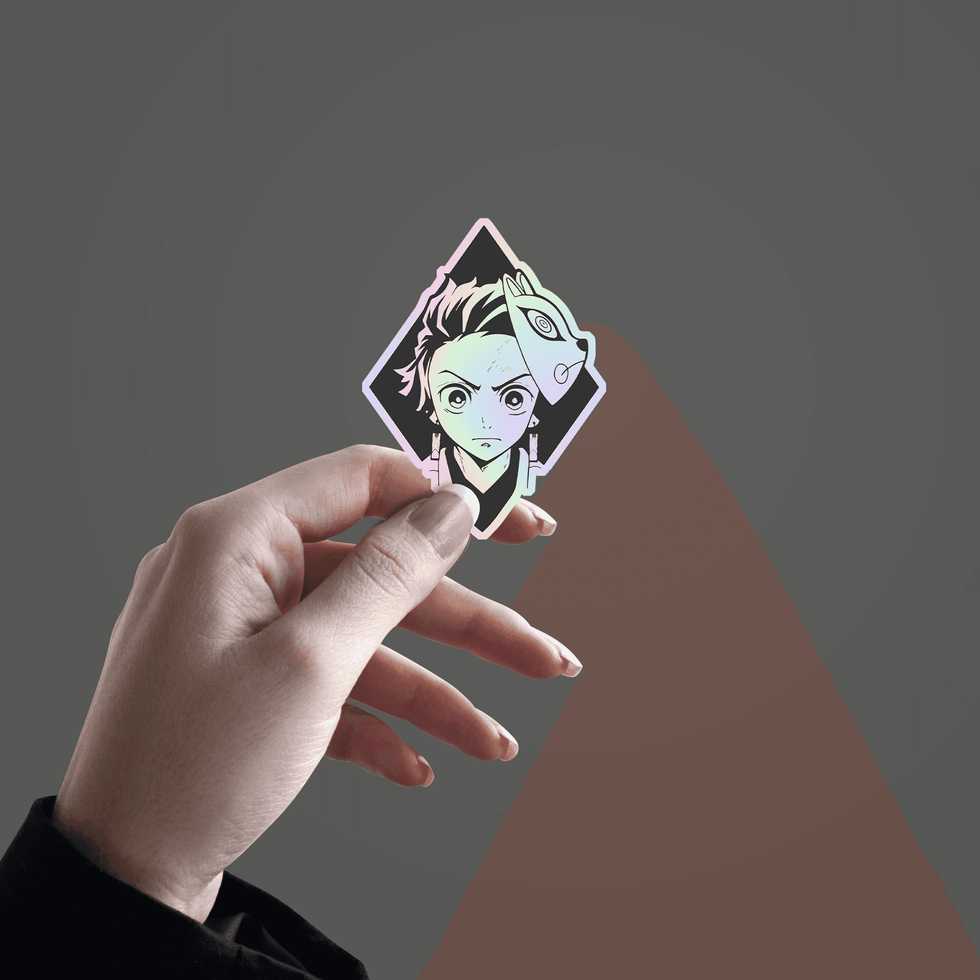 Kimetsu Holographic Sticker - sticckiz.com