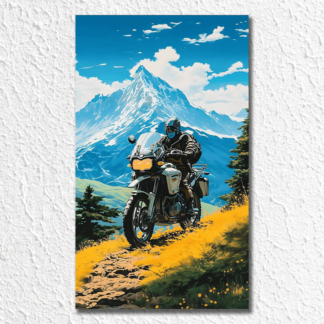 Adventure Bike Poster - sticckiz.com