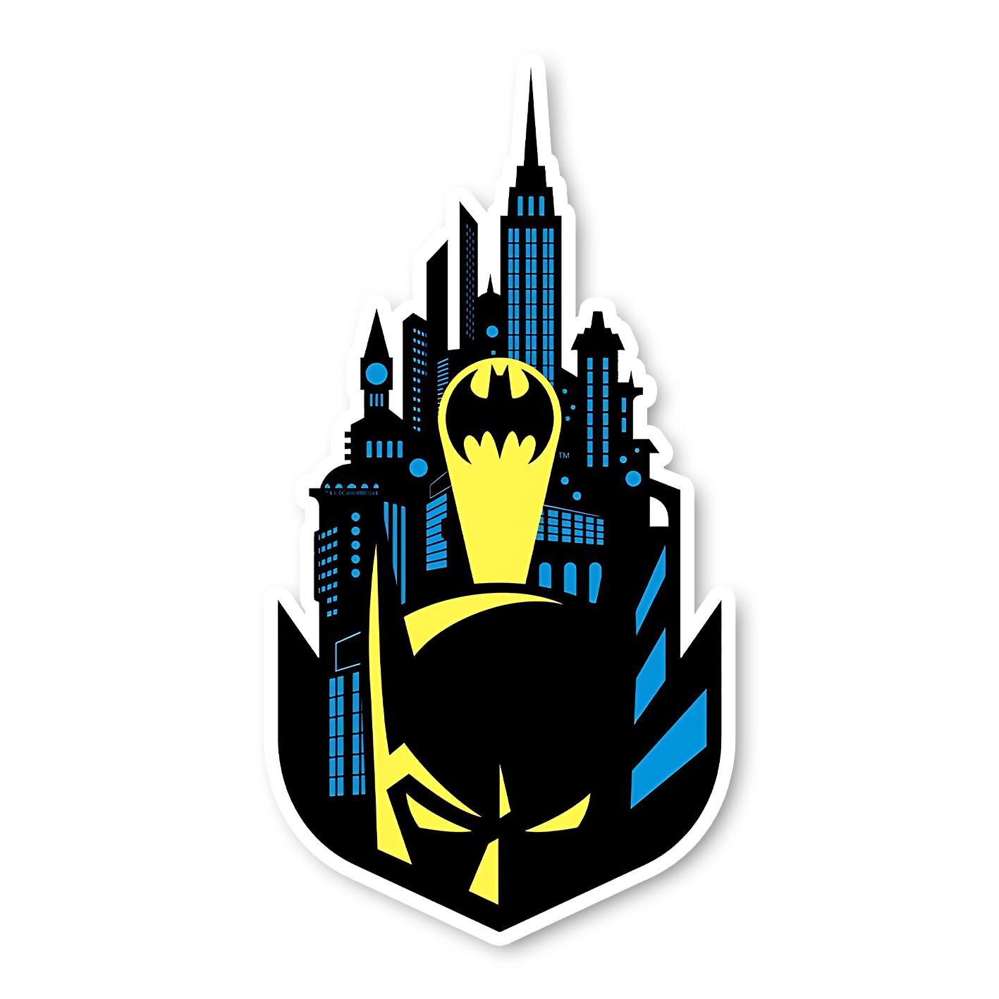Barman Shadow city Sticker