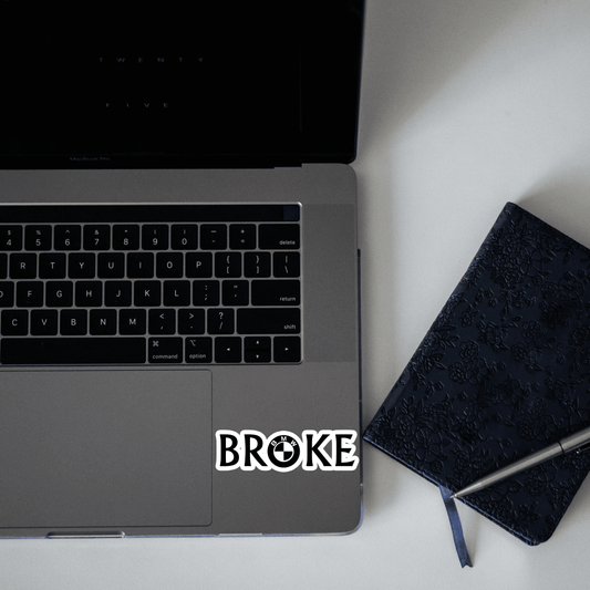 BROKE BMW Sticker - sticckiz.com