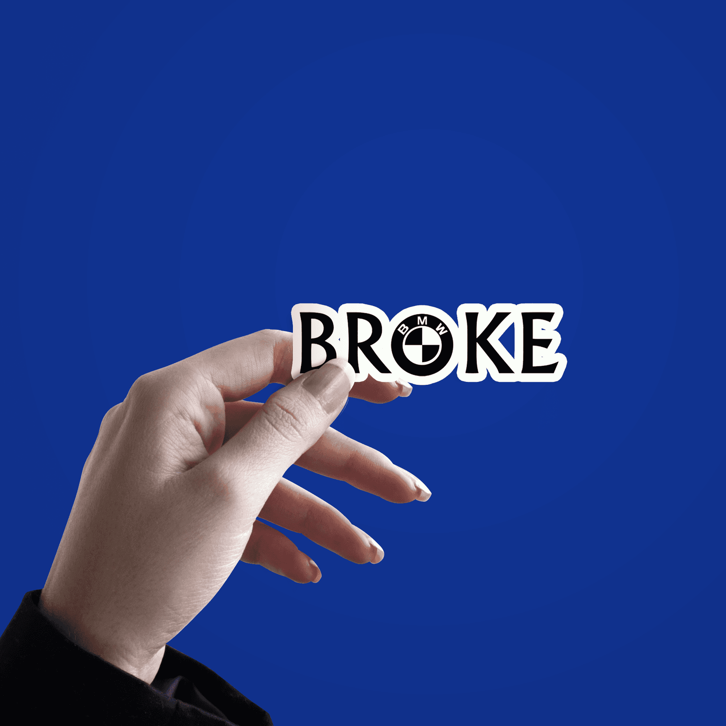 BROKE BMW Sticker - sticckiz.com