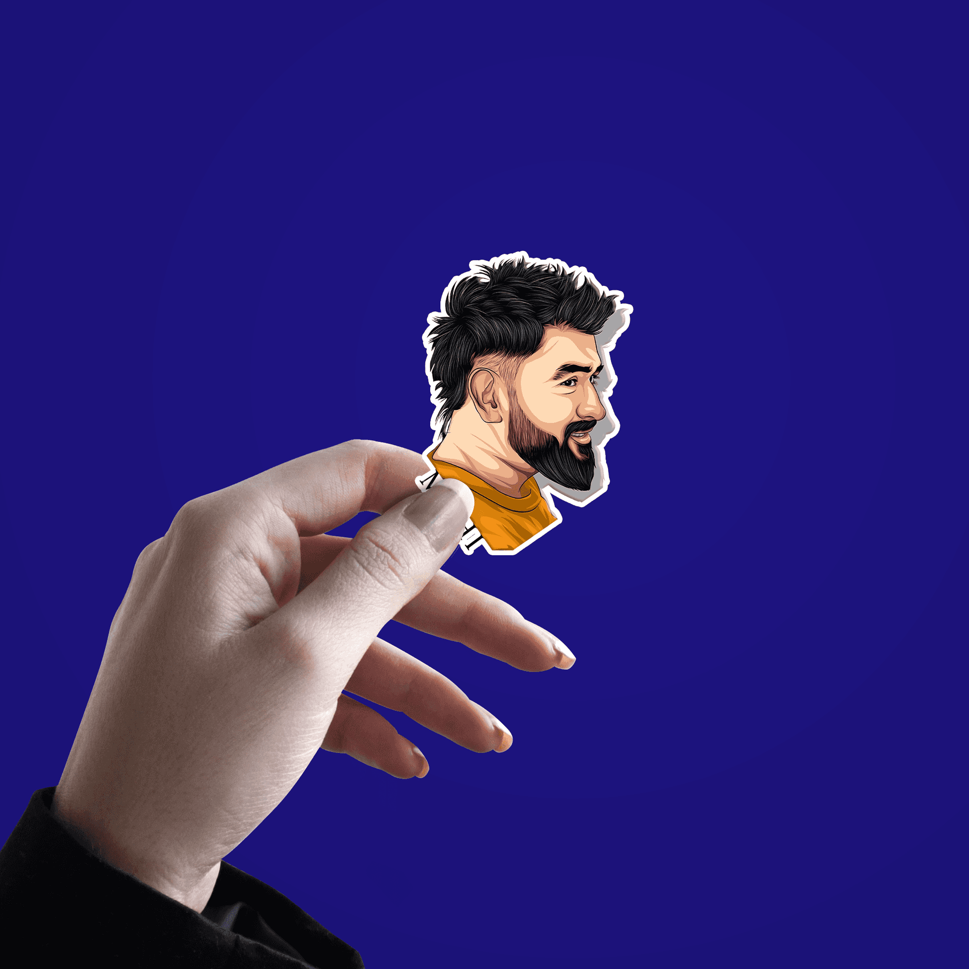 Mahi bhai Sticker - sticckiz.com