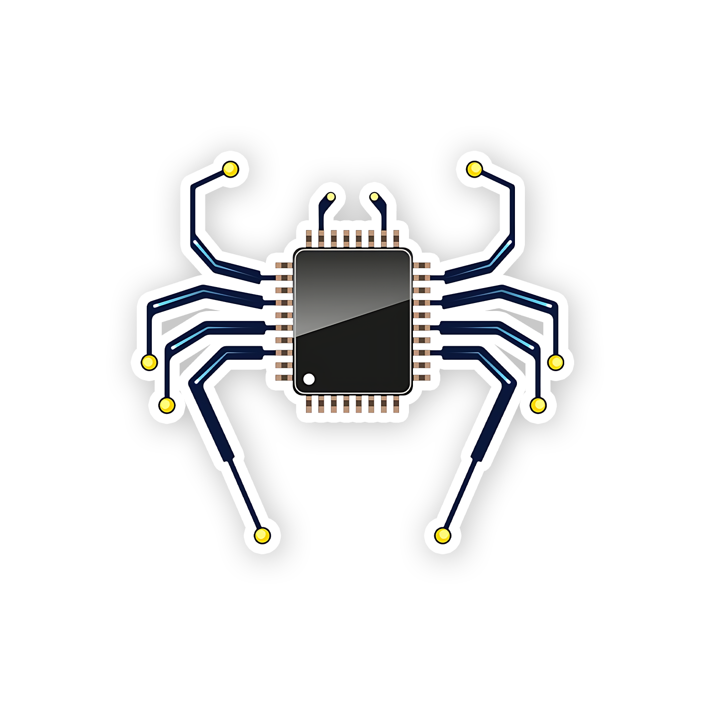 Microchip Sticker Example Electronic Chip Sticker – sticckiz.com