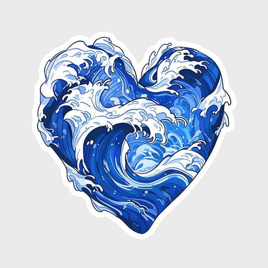 Heart of ocean sticker - sticckiz.com