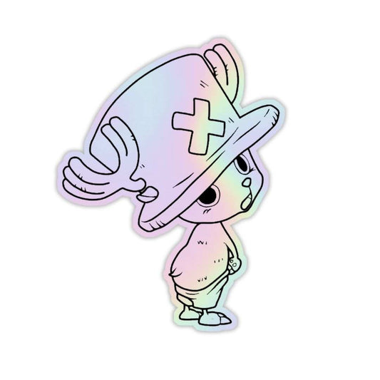 Tony Tony Chopper Holographic Sticker - sticckiz.com