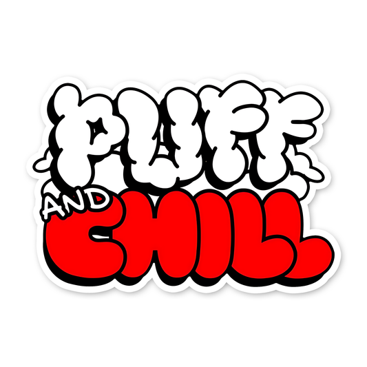 Puff and Chill Sticker