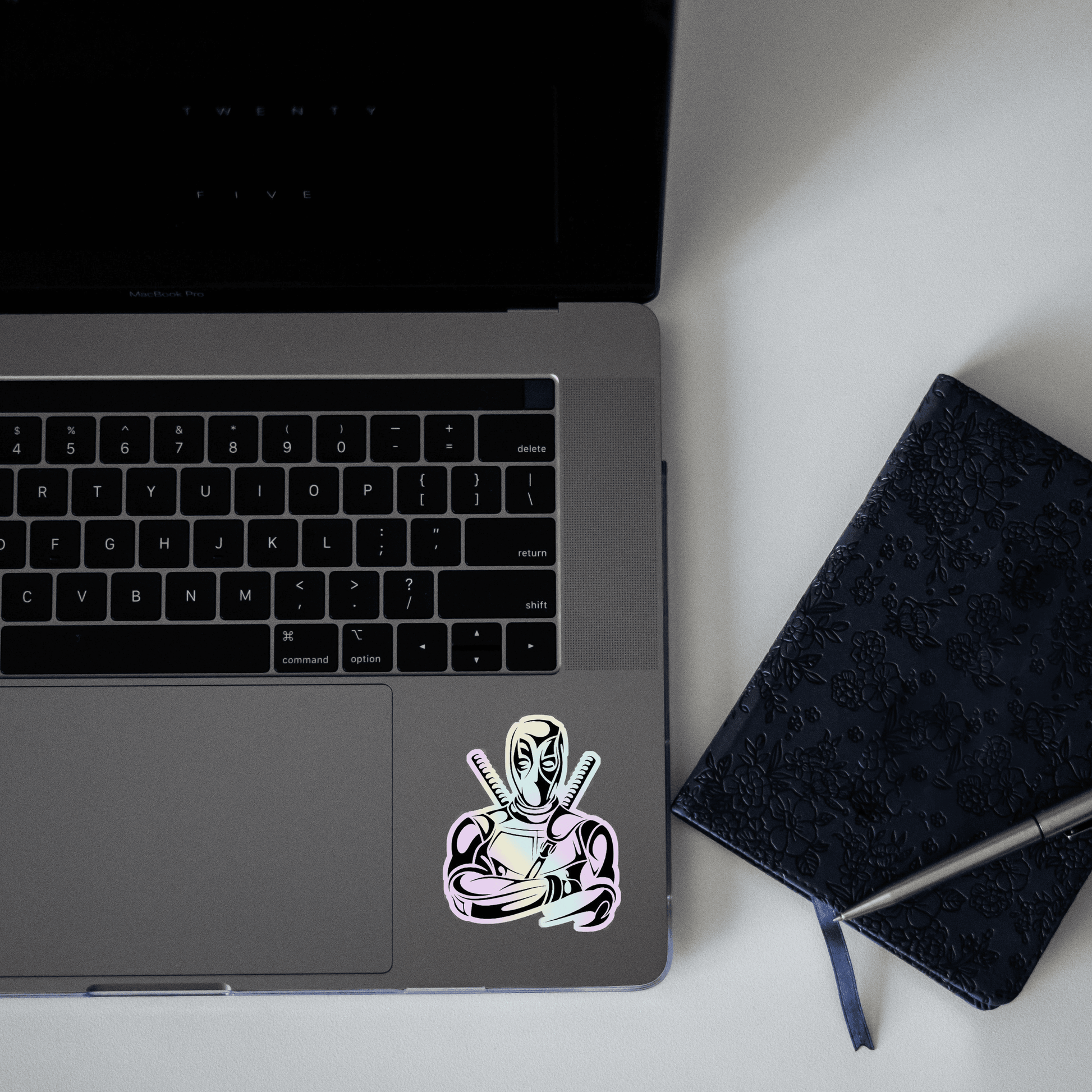 Deadpool v2 Holographic Sticker - sticckiz.com