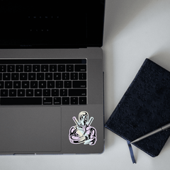 Deadpool v2 Holographic Sticker - sticckiz.com