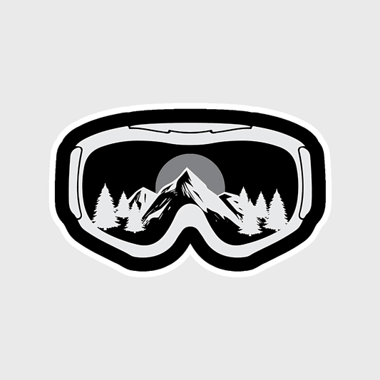 snowboard glass sticker - sticckiz.com