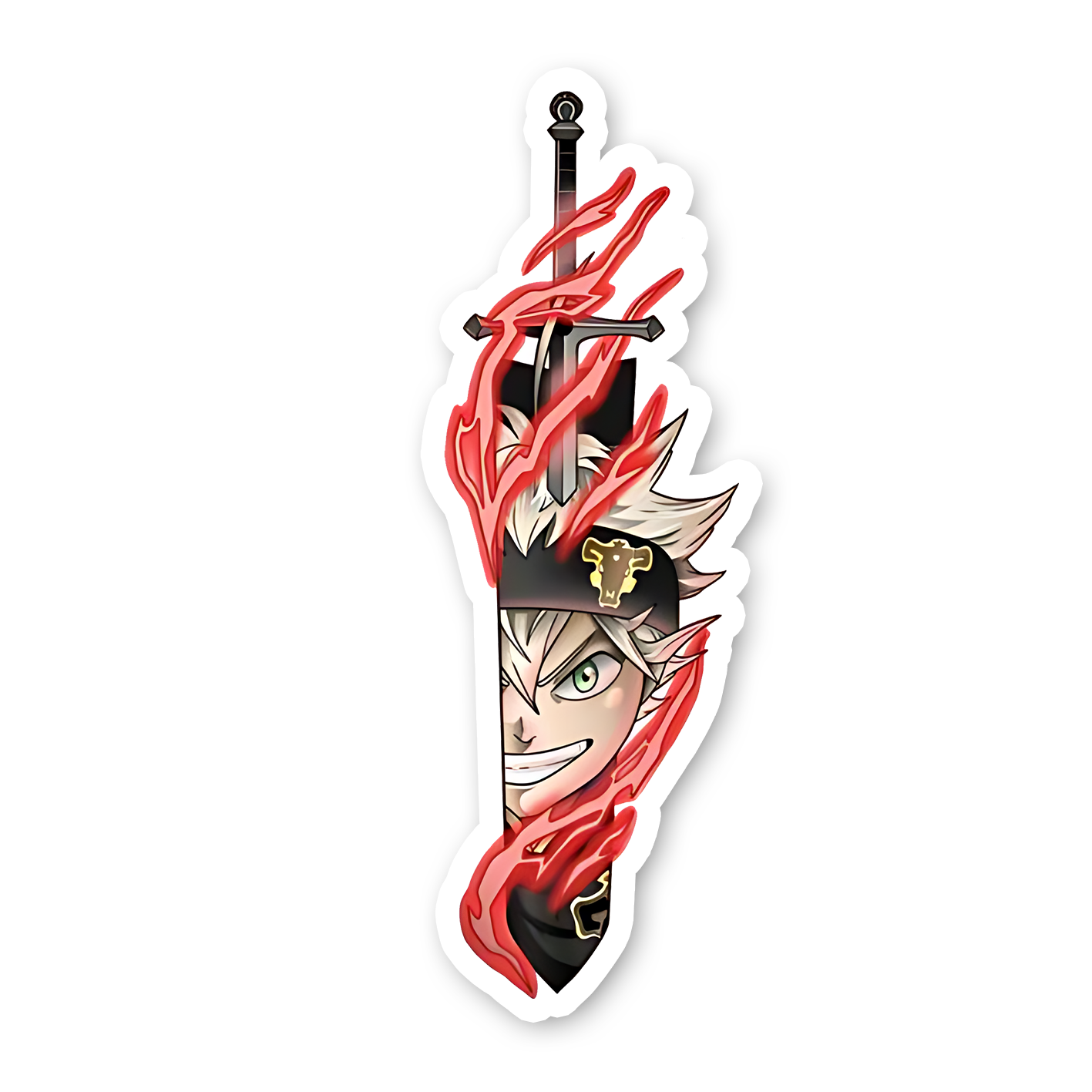 Black Clover Asta Sticker