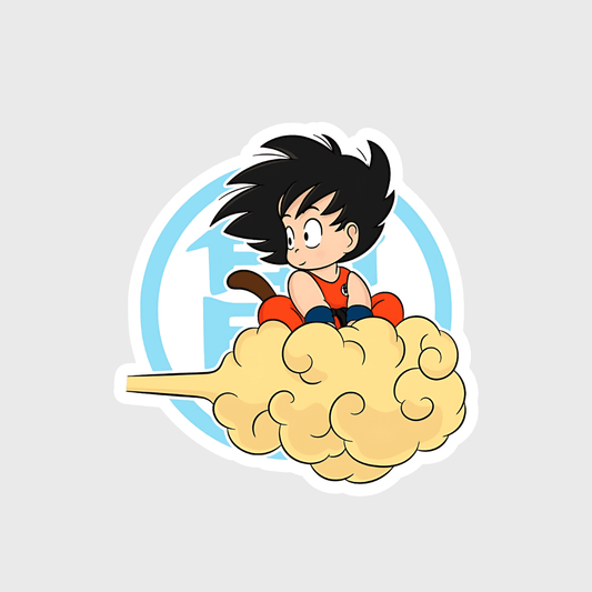 son goku kid v4 sticker - sticckiz.com