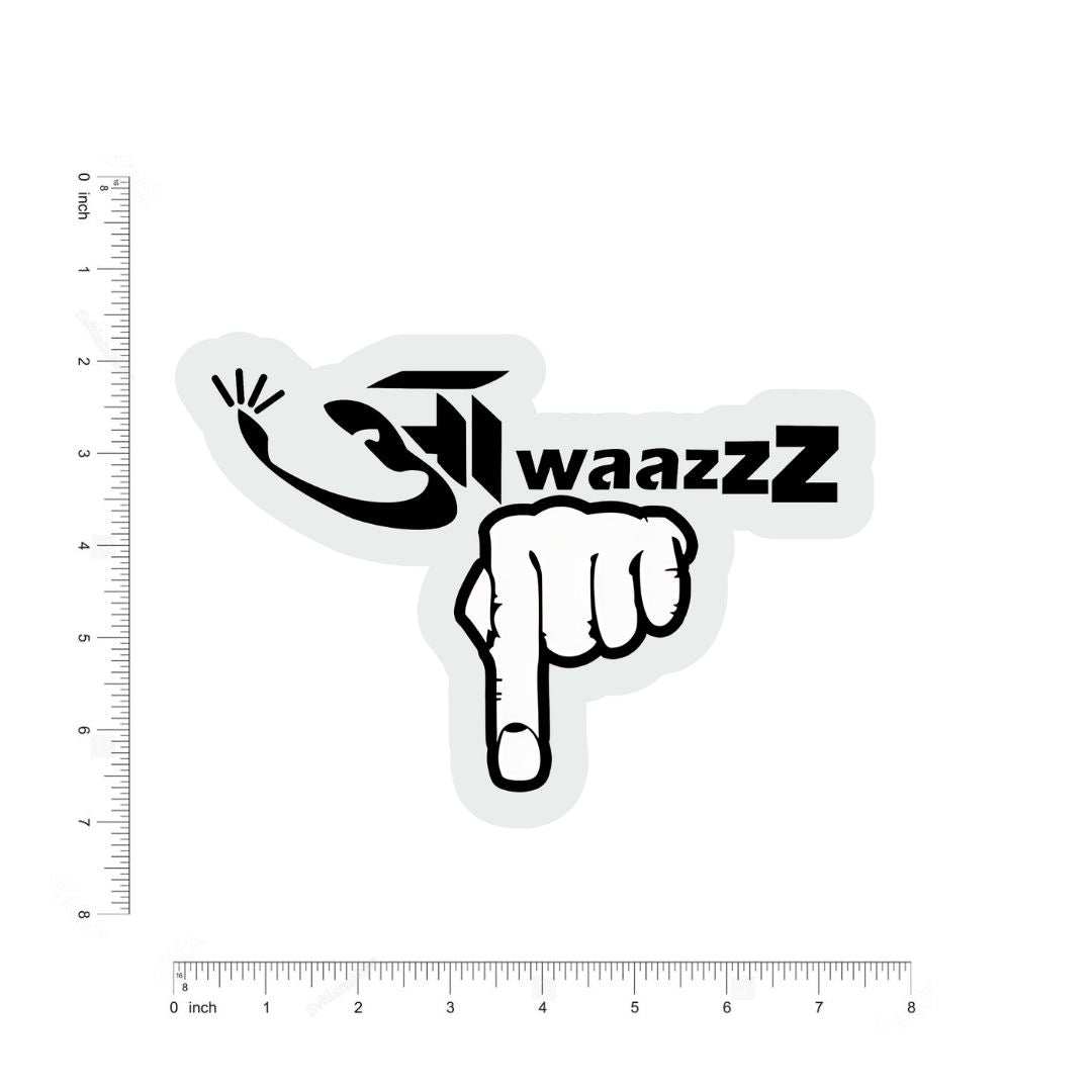 O Waazzz Sticker - sticckiz.com
