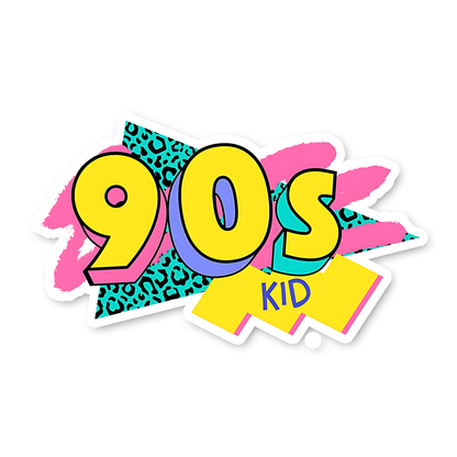 90's Kid Sticker