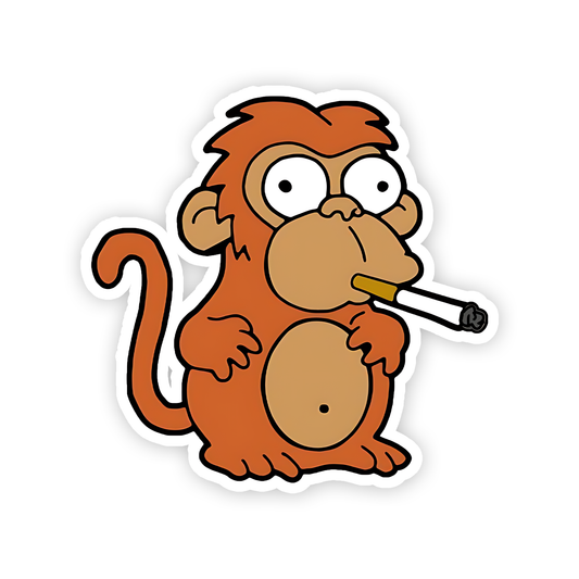 Monkey S^^k^^g Sticker