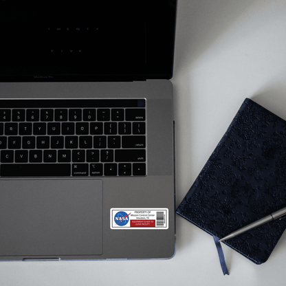 nasa card sticker - sticckiz.com