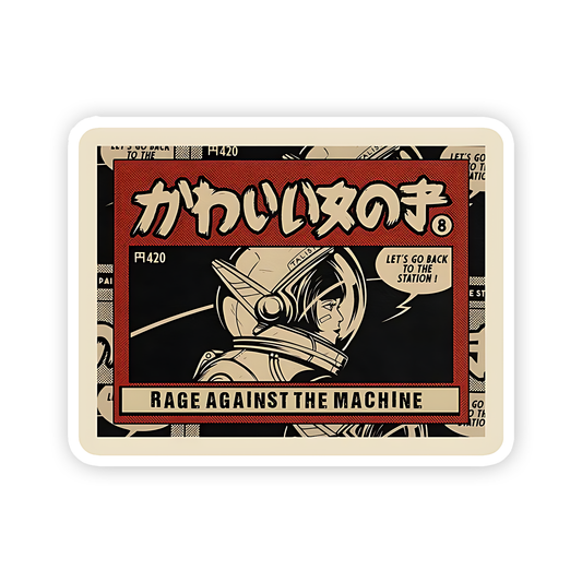 Rage Against The Machine card Sticker