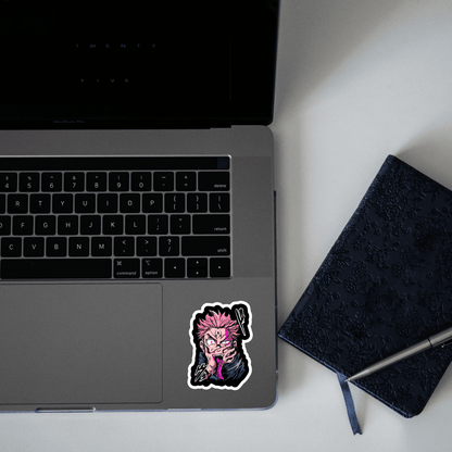 sukuna jujutsu kaisen sticker - sticckiz.com