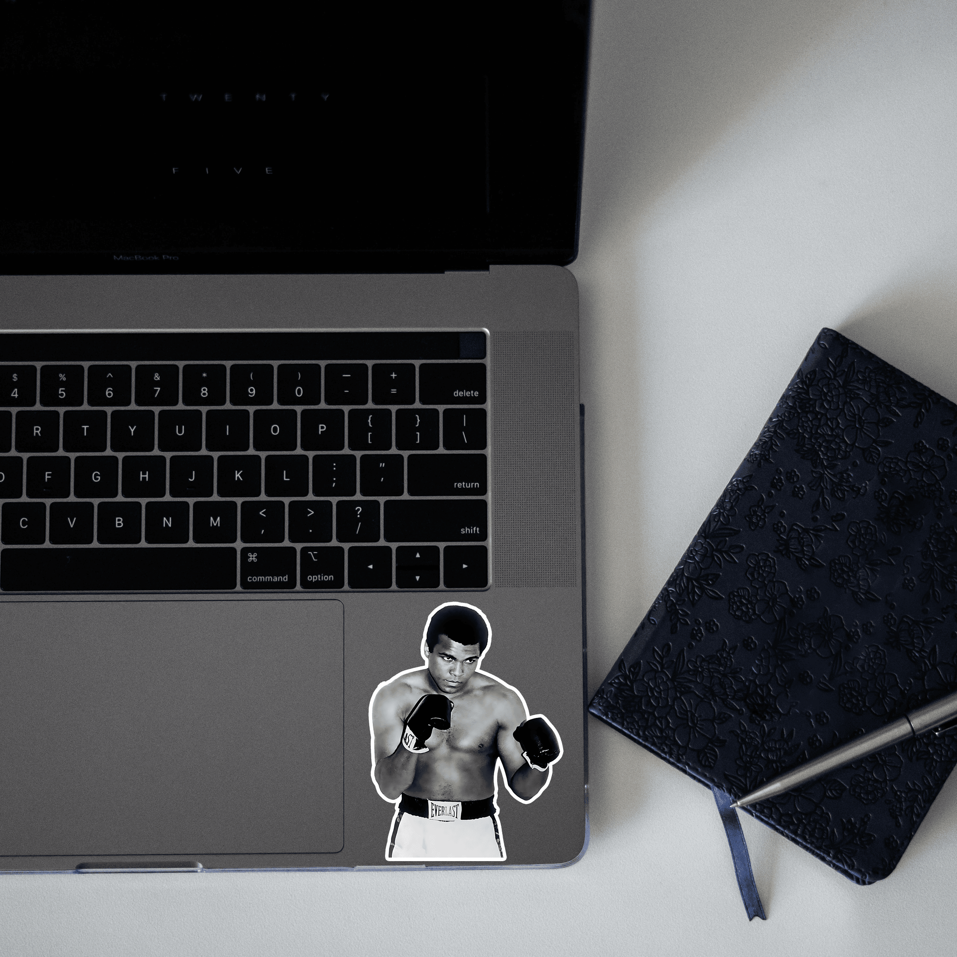 Mohammad Ali Boxer Sticker v2 - sticckiz.com