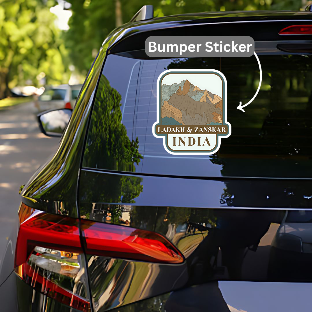 Ladakh & Zanskar India Bumper Sticker