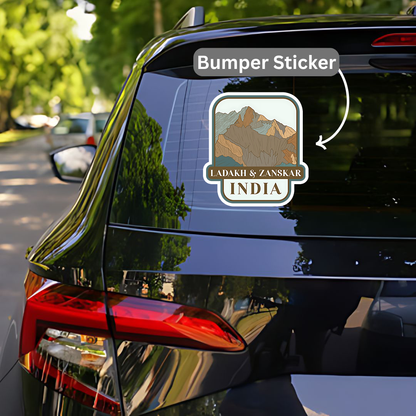 Ladakh & Zanskar India Bumper Sticker