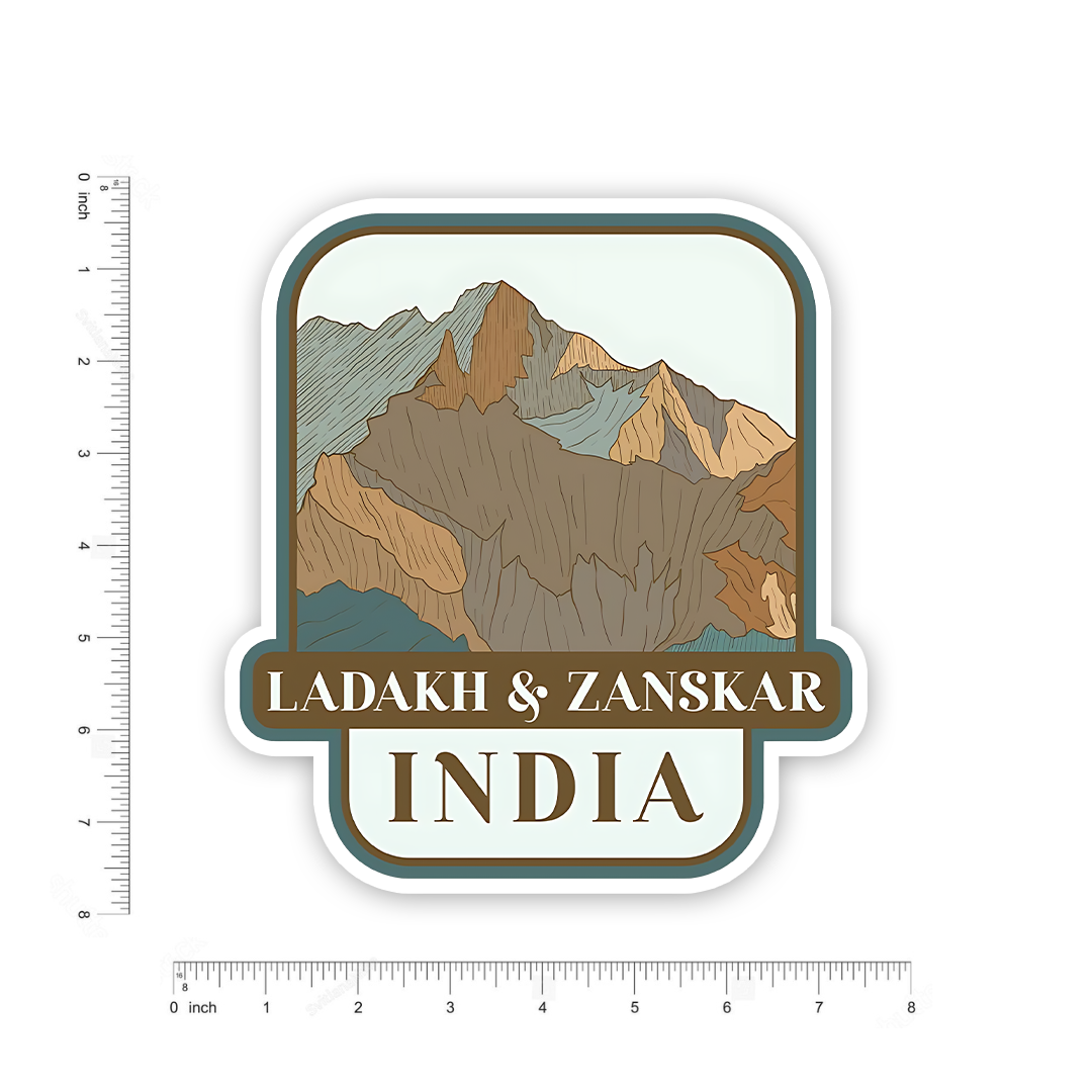 Ladakh & Zanskar India Bumper Sticker