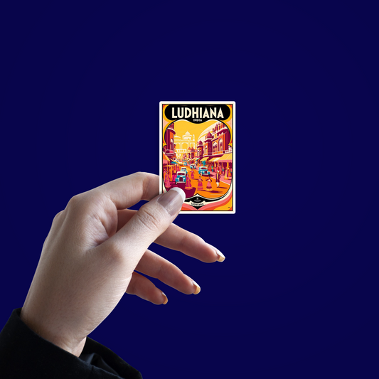 Ludhiana card Sticker