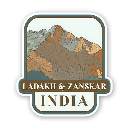 Ladakh & Zanskar India Bumper Sticker